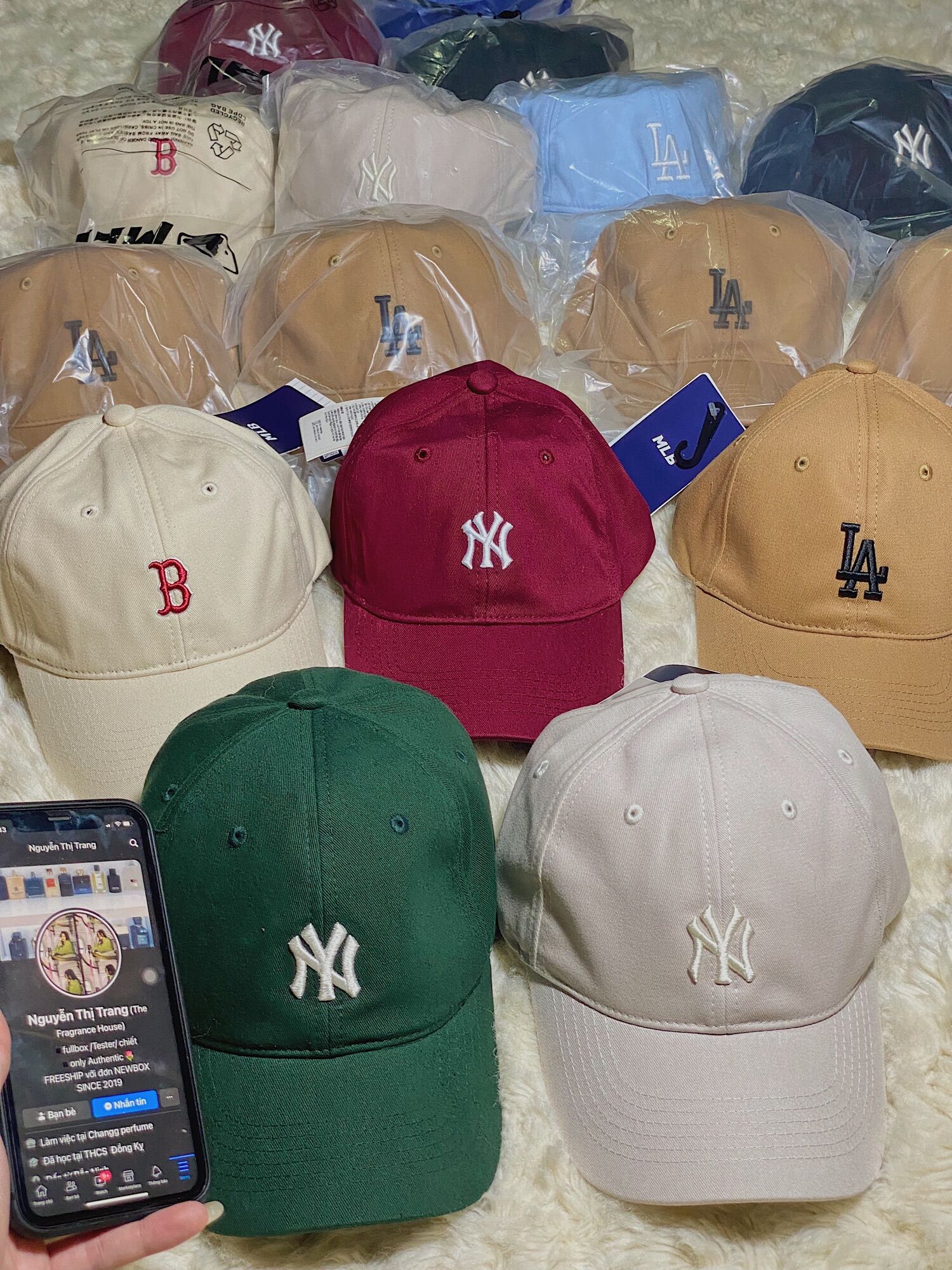 Mũ lưỡi trai MLB L.A ROOKIE BALL CAP(hàng xuất chuẩn)