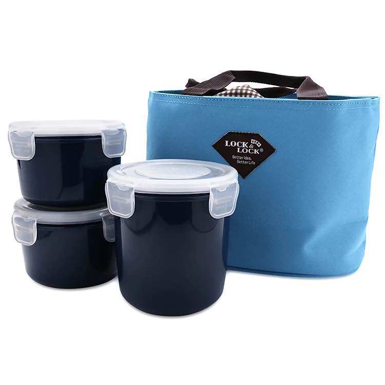 Bộ túi cơm hộp lock&lock-haf100 1280ml
