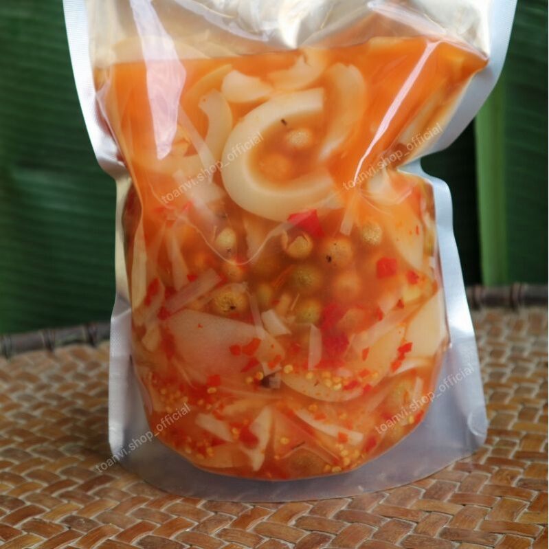 Măng Ớt Mác Mật Lạng Sơn (đặc sản) lọ 1,5kg ( Măng ngâm cay)