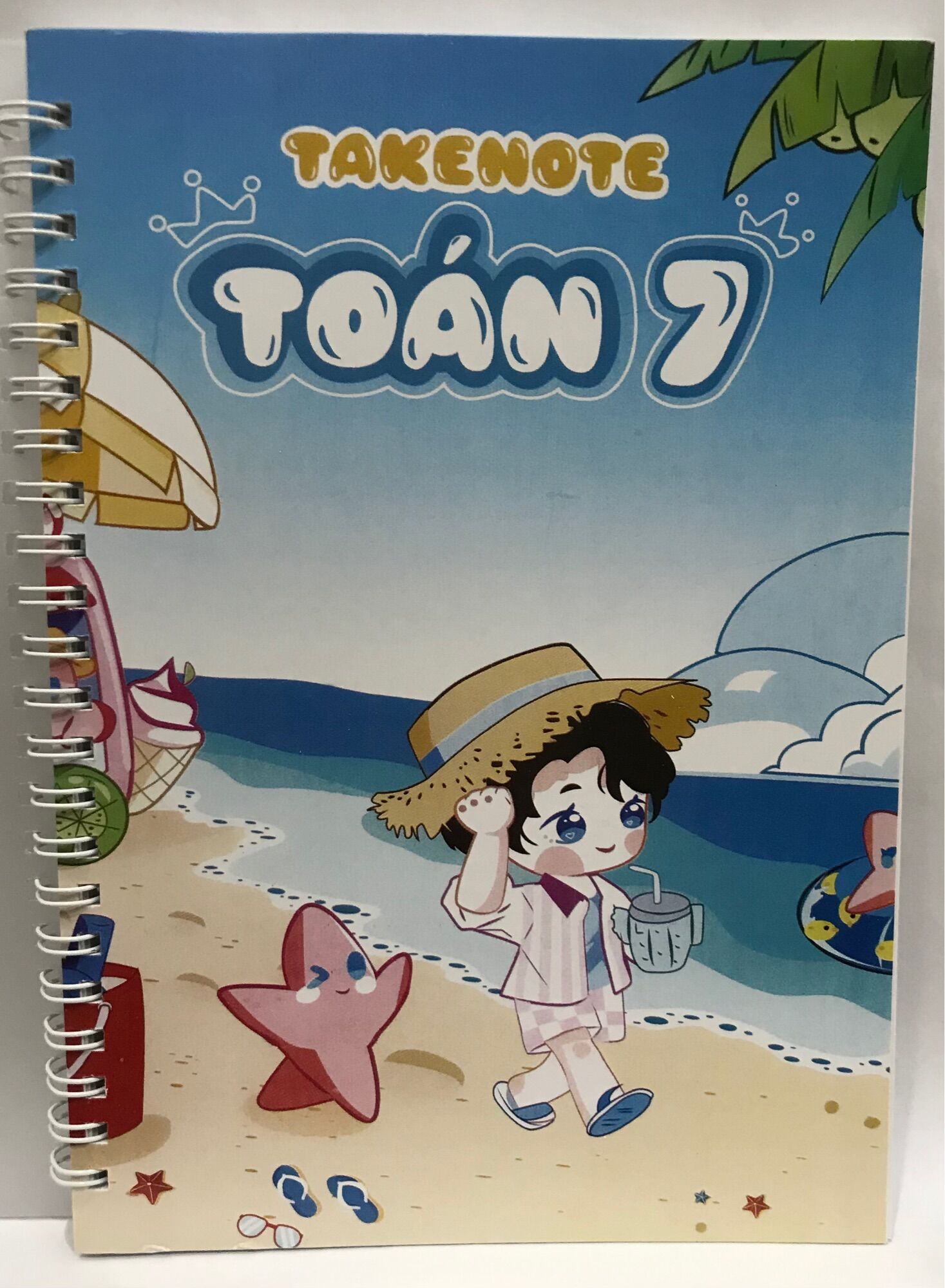 Sổ tay lò xo takenote toán 7 khổ a5