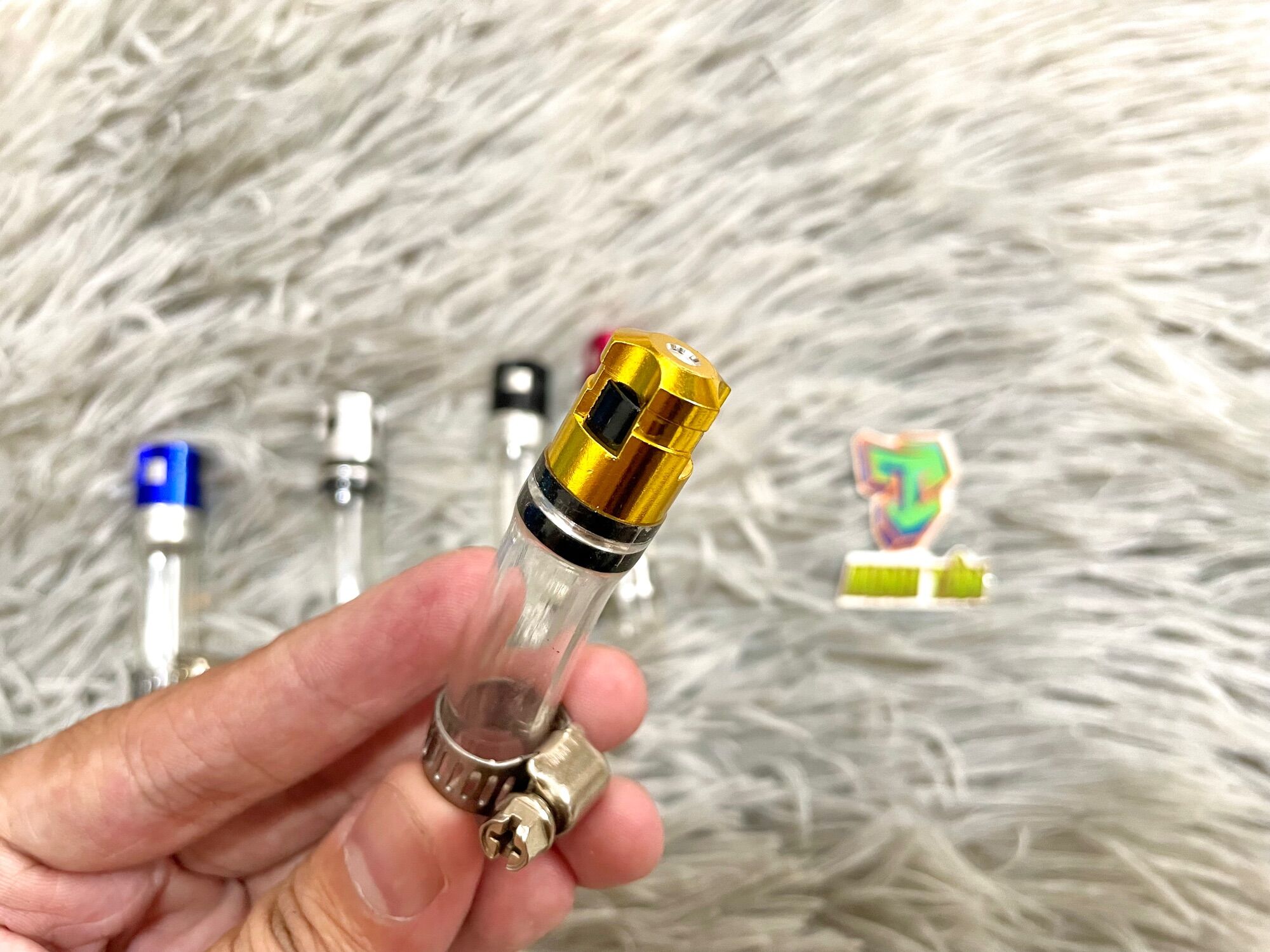 Ống xả cặn inox pô e. cho vario, click. ab, sh