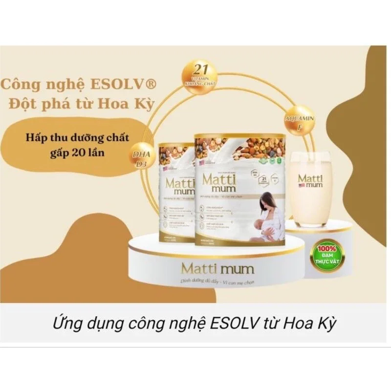 Sữa hạt lợi sữa Matti mum