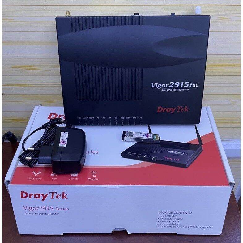 Router Wifi Cân Vận Tải Draytek Vigor 2915ac/2925Fac (full box )