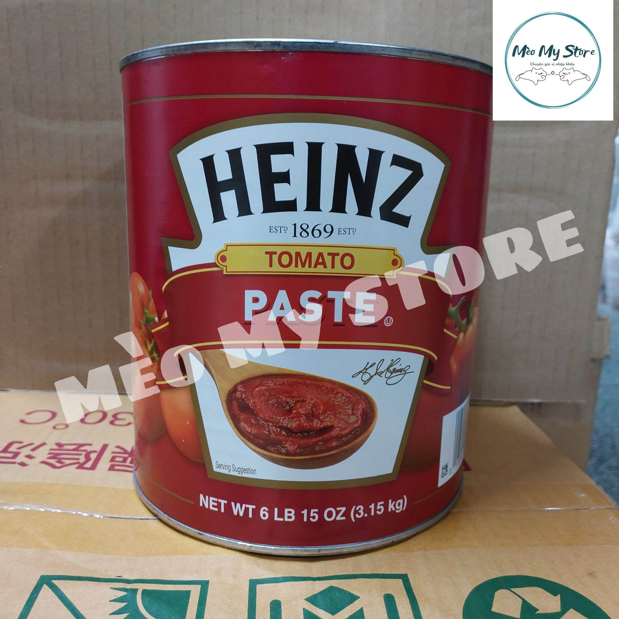 Sốt Cà Chua Dang Sệt Tomato paste hiệu Heinz Lon 3kg