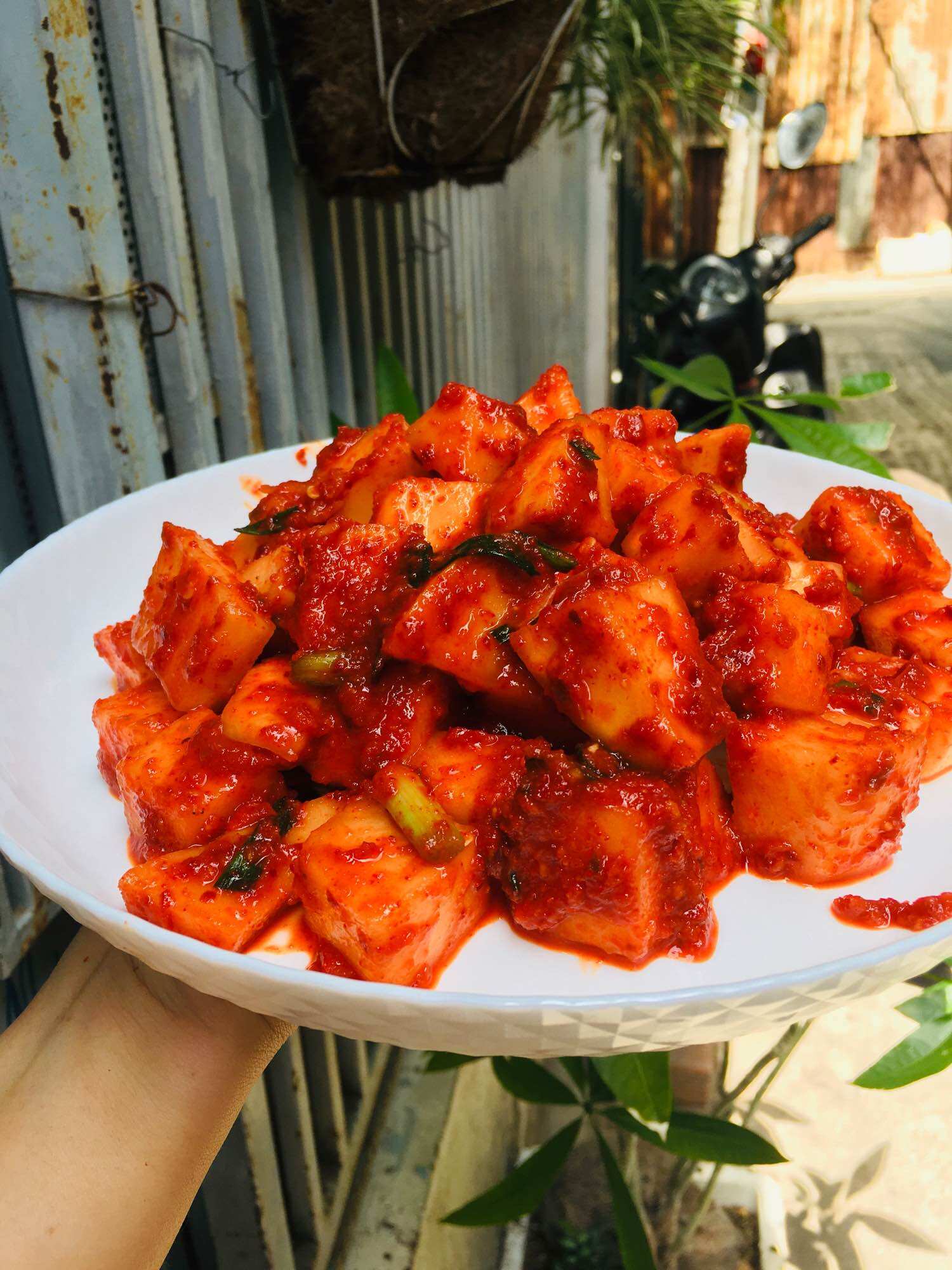 Kim chi củ cải trắng  (500gr)