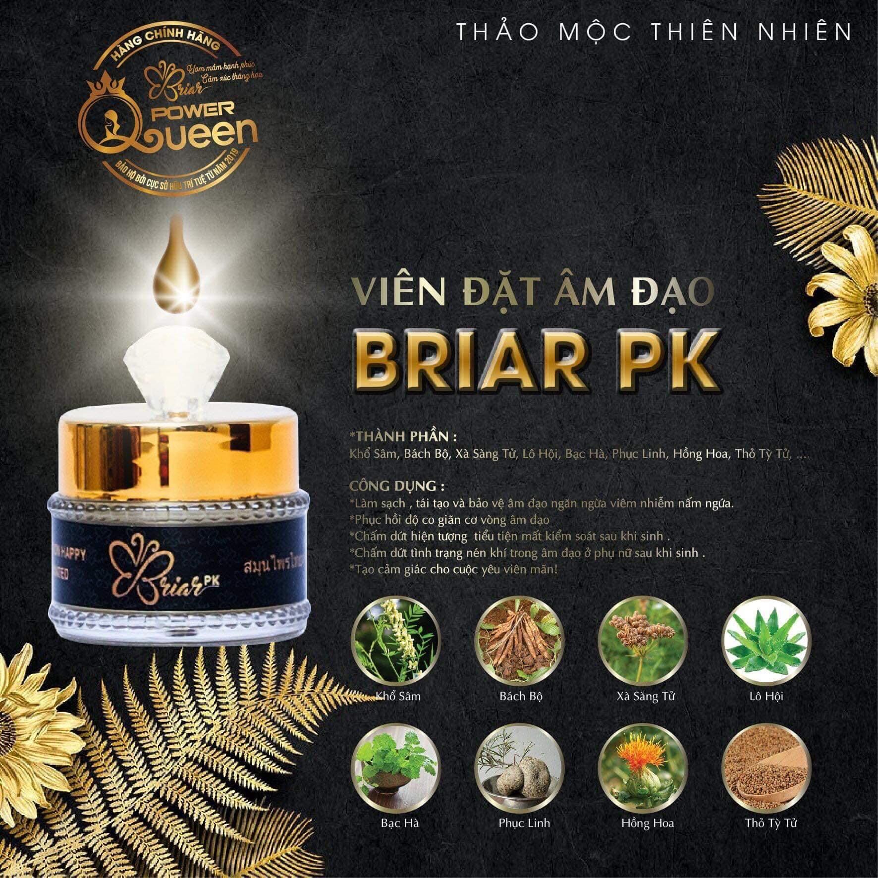 [Chính Hãng] Viên Đặt PK BRIAR Sạch-Thơm-Kít