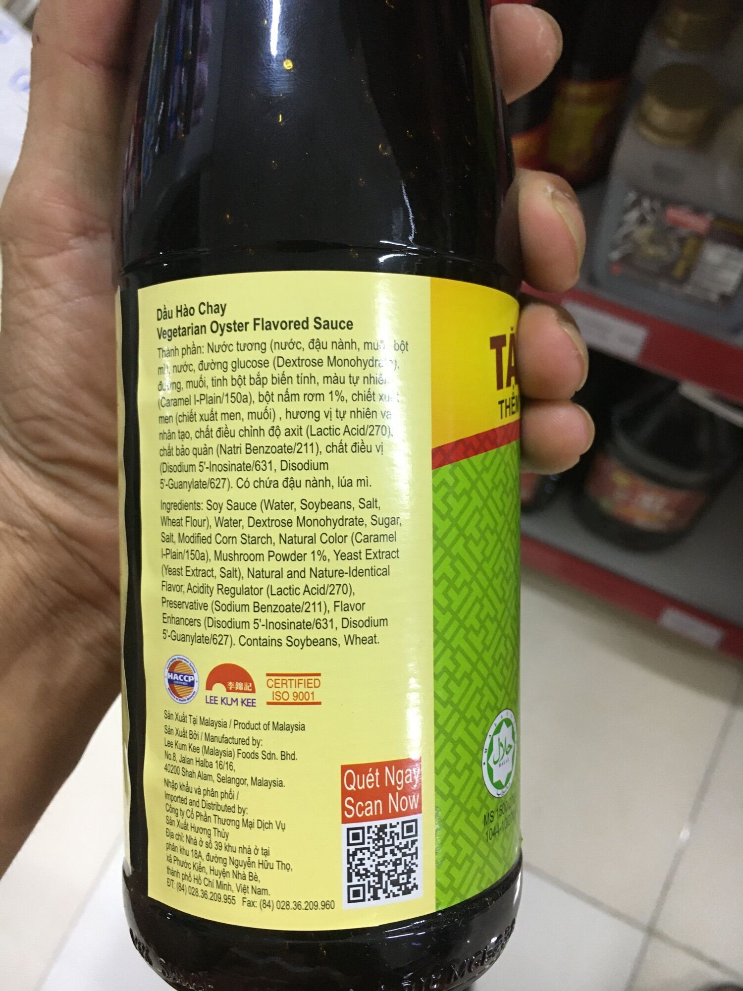 Dầu hào chay Lee Kum Kee 770g