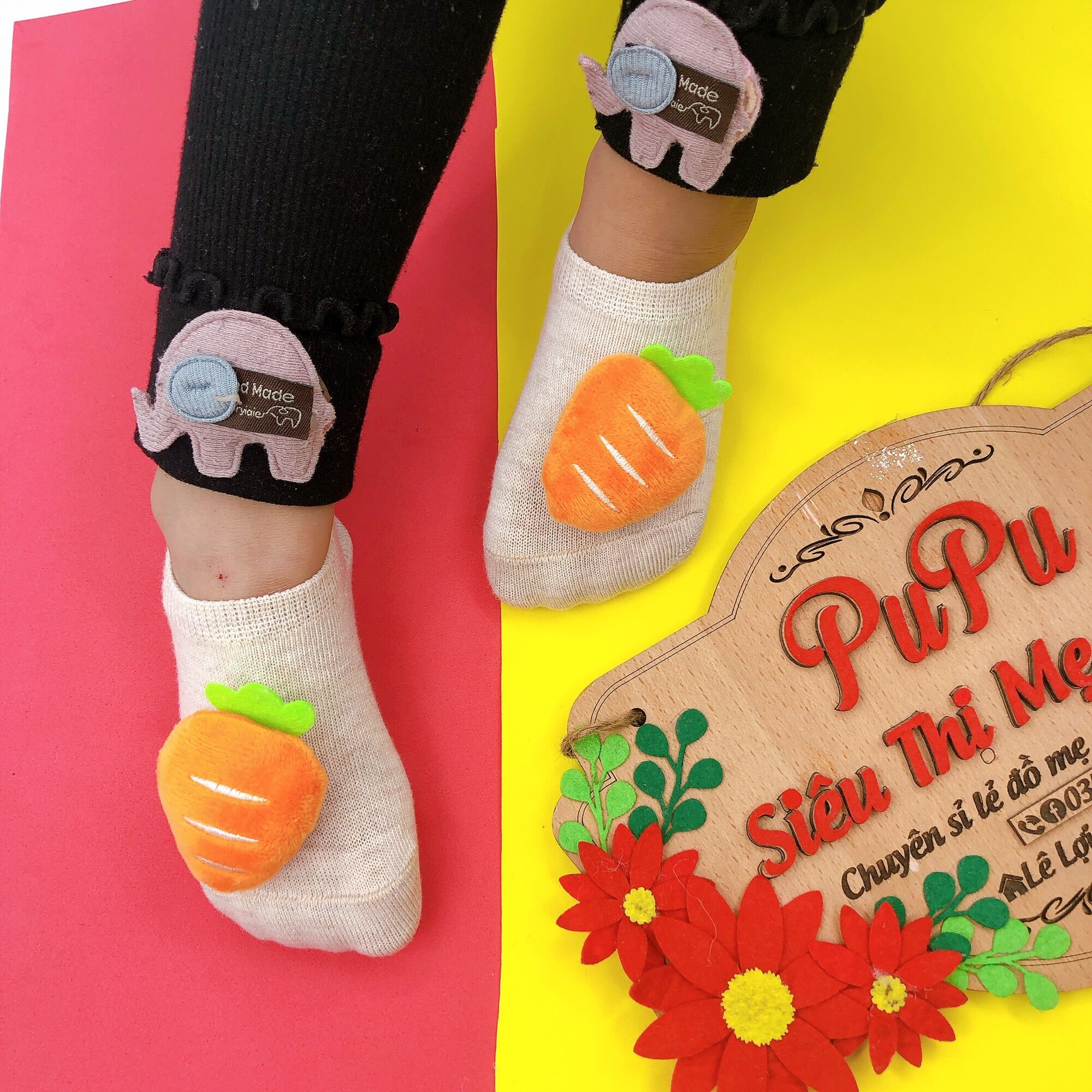 Tất Vớ Hình Thú 3D Cho Bé