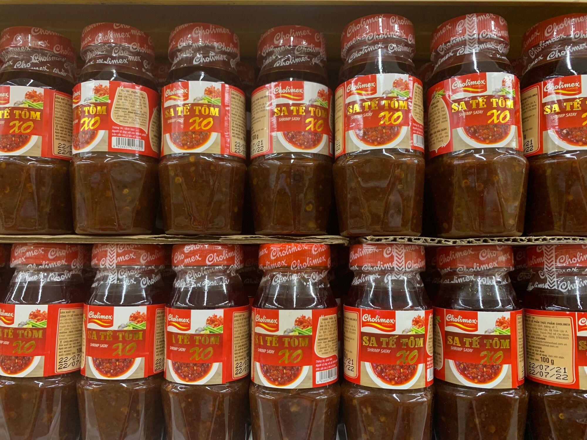 Sate tôm/ sate Xo cholimxex