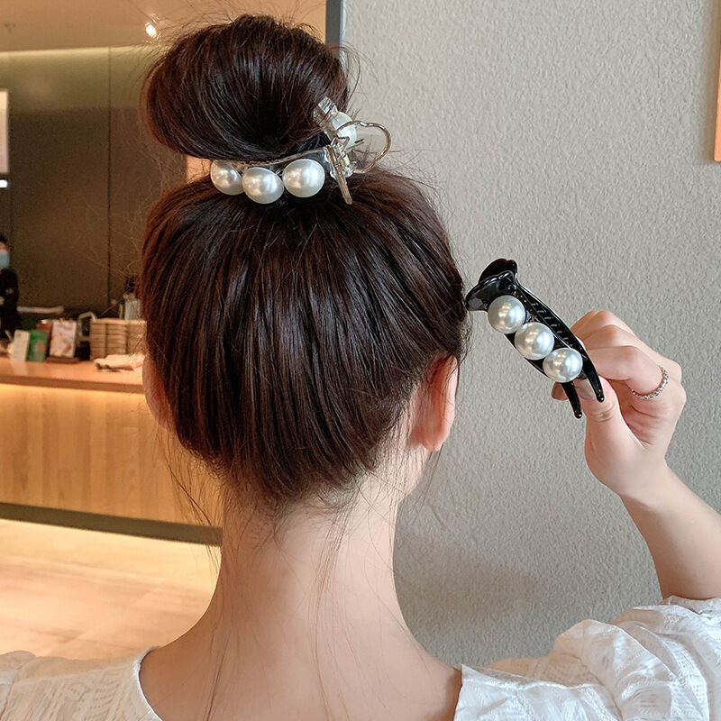(GIÁ SỈ) COMBO 10 KẸP TÓC BÚI NGỌC TRAI XINH XẮN