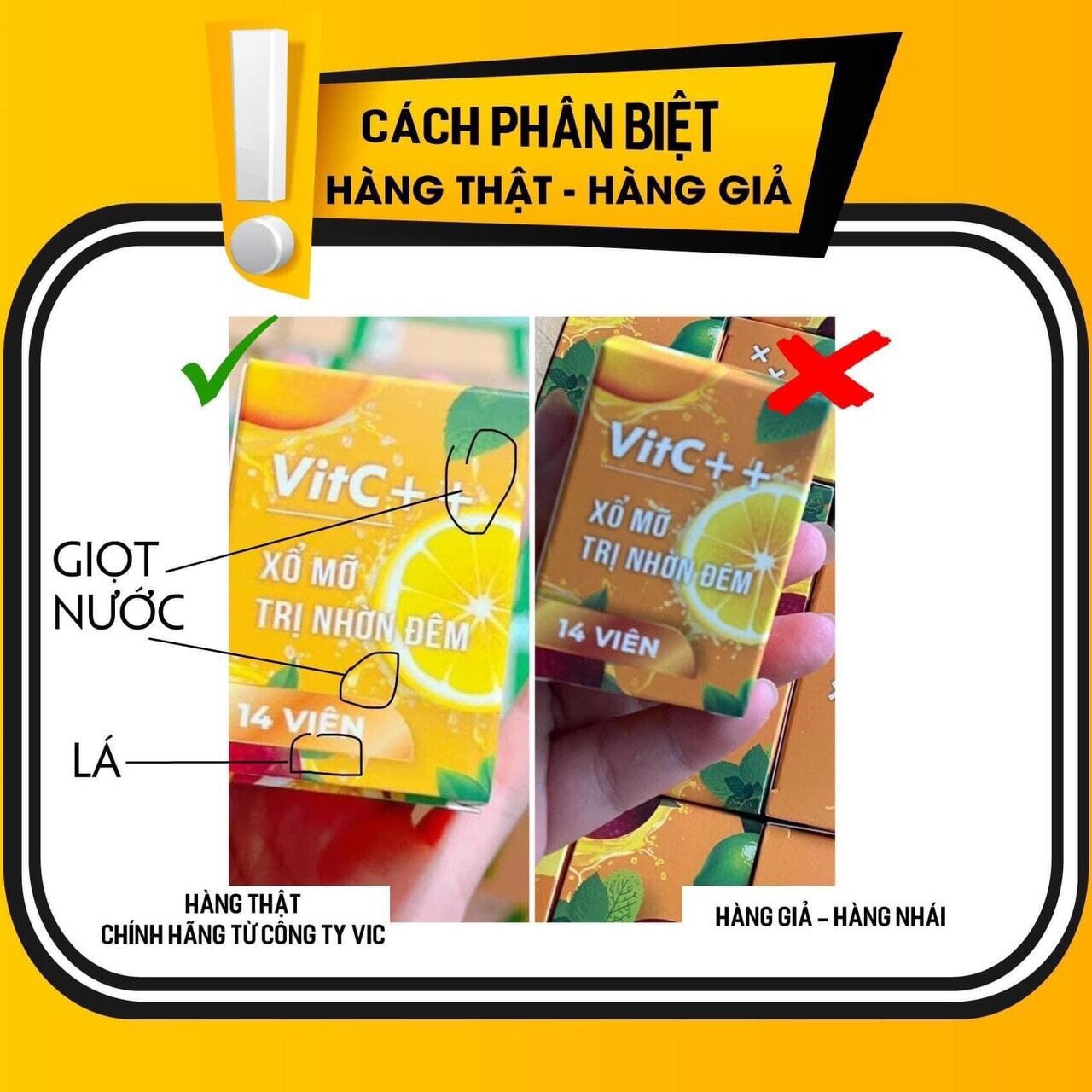 XỔ MỠ 14 VIÊN CHÍNH HÃNG VIC