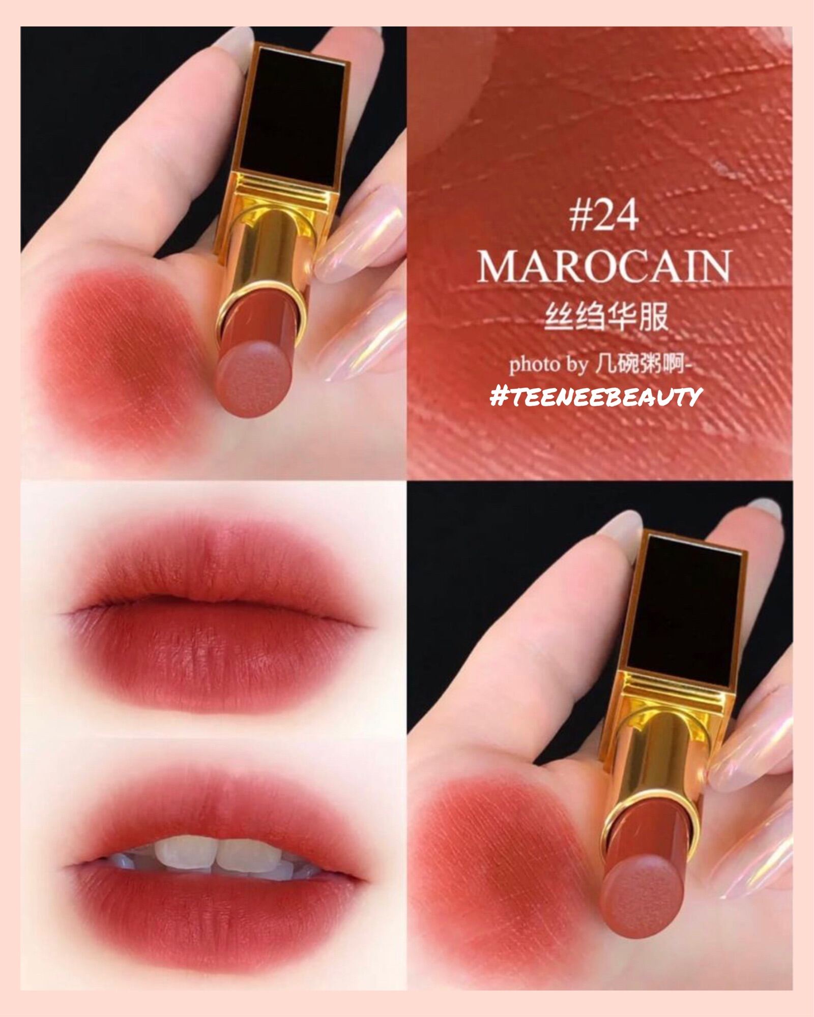 Giảm giá Son thỏi Tom Ford Lip Color Satin Matte - màu 24 Marocain - BeeCost