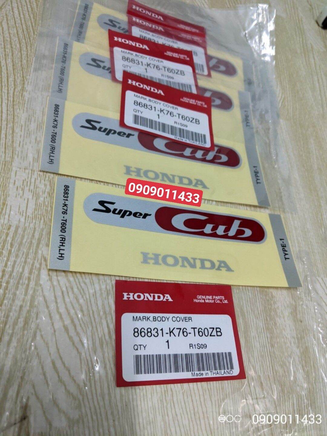 Tem cốp super cub 2019-2021
