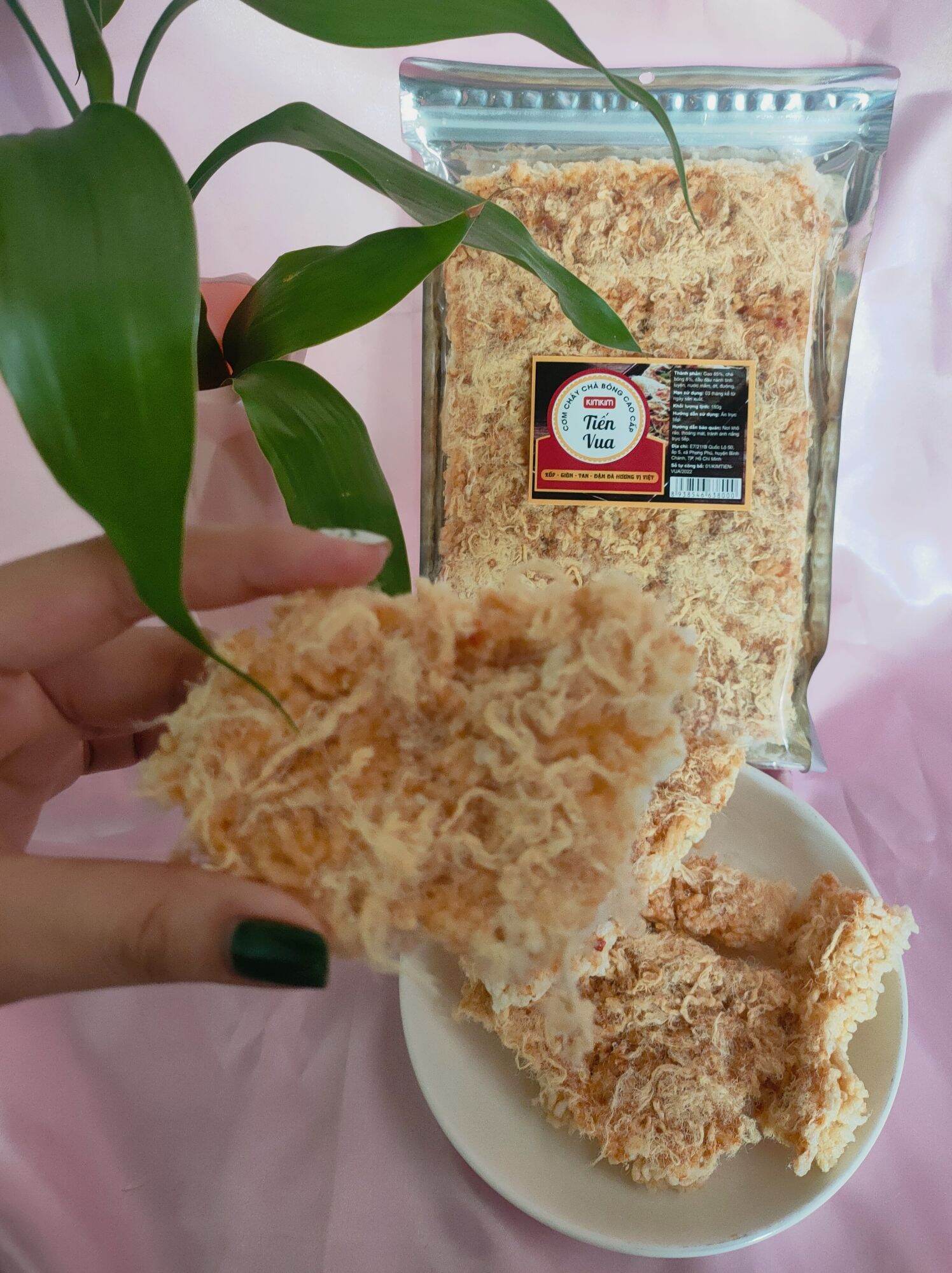 Cơm cháy chà bông tiến vua combo 10 bịch cơm cháy