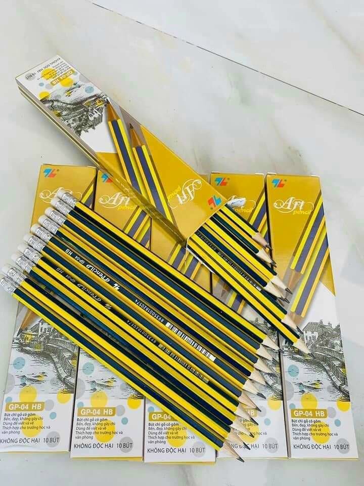 Hộp 10 cây bút chì HB Thiên Long