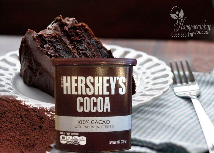 [HCM]Bột cacao nguyên chất Hersheys Mỹ 226g