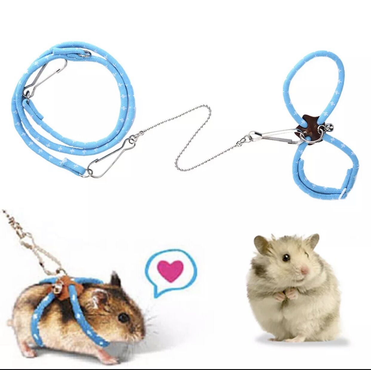 Dây dắt - Yếm cho Hamster, Sóc