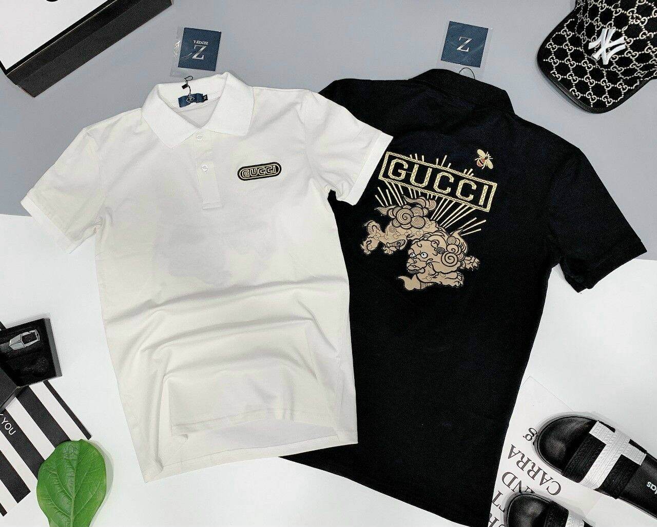 Áo Thun Cổ Trụ GUCCI