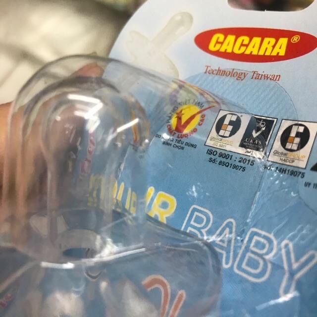 Ty ngậm silicon cacara đầu tròn/ dẹp