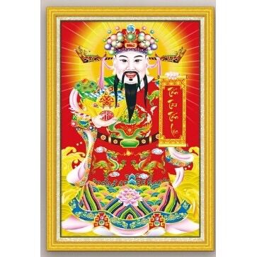 Tranh đính đá thần tài lg1448 chưa đính đá