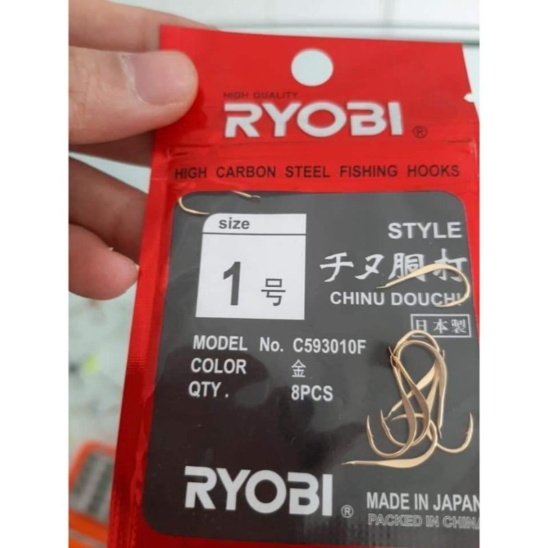 Lưỡi câu cá ryobi nhật bản sắc bén