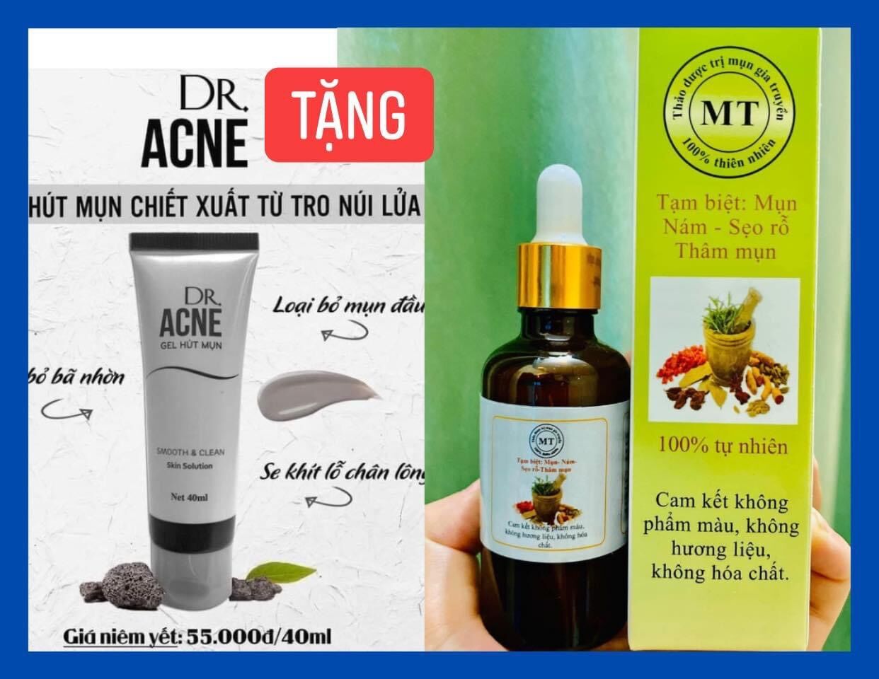 THẢO DƯỢC SẠCH MỤN MT (50ml) Tặng LỘT MỤN