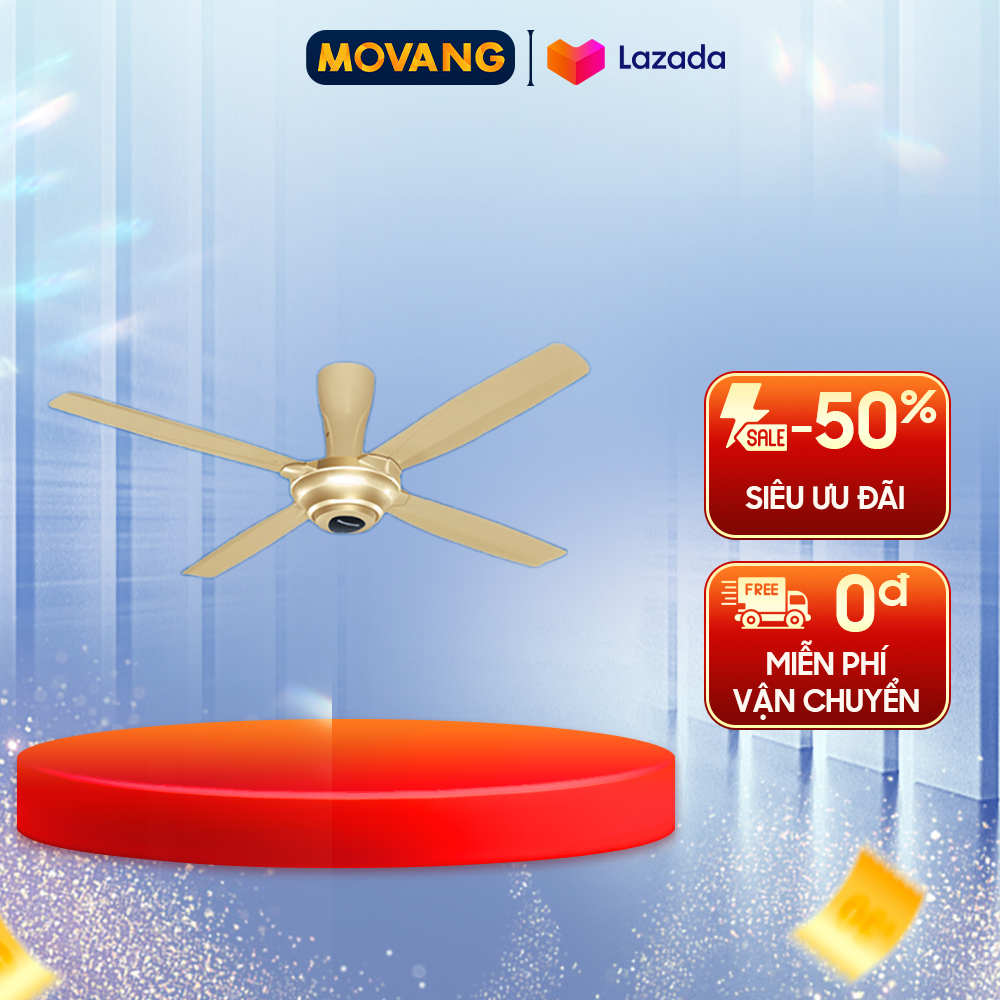 [GIAO TẠI HCM] - Quạt trần Panasonic F-56MPG-GO - Công suất 59W Điều khiển từ xa 3 mức gió
