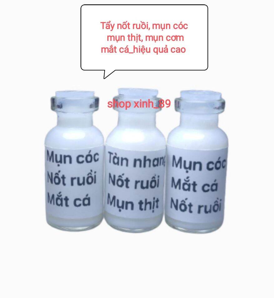 Kem tẩy nốt ruồi, mụn cóc, mụn thịt, mụn cơm, mắt cá handmade