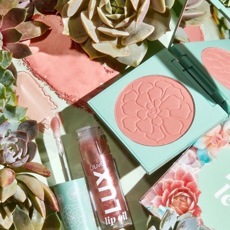 [Hcm]Set Phấn Má Hồng Trang Điểm Và Son Bóng Có Màu Nhiều Dưỡng Colourpop New Leaf Desert Rose Blush Và Gen Zen Lux Lip Oil Colourpop New Leaf Desert Rose Blush Gen Zen Lux Lip Oil Colorpop Blush Lip Oil Lip Gloss Son Bóng