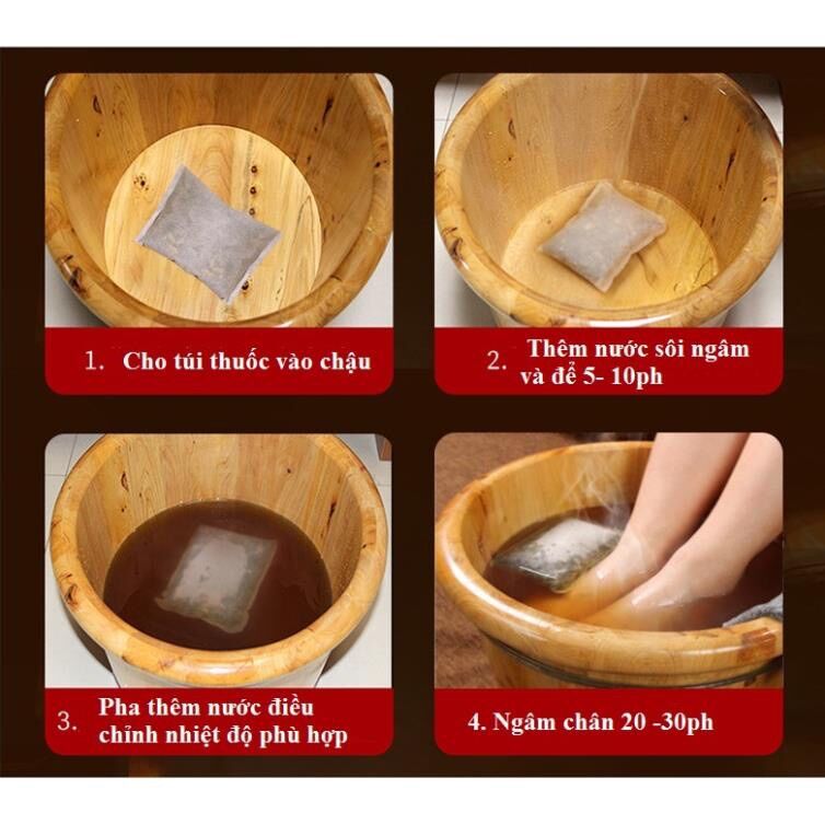 MUỐI HỒNG THẢO DƯỢC NGÂM CHÂN