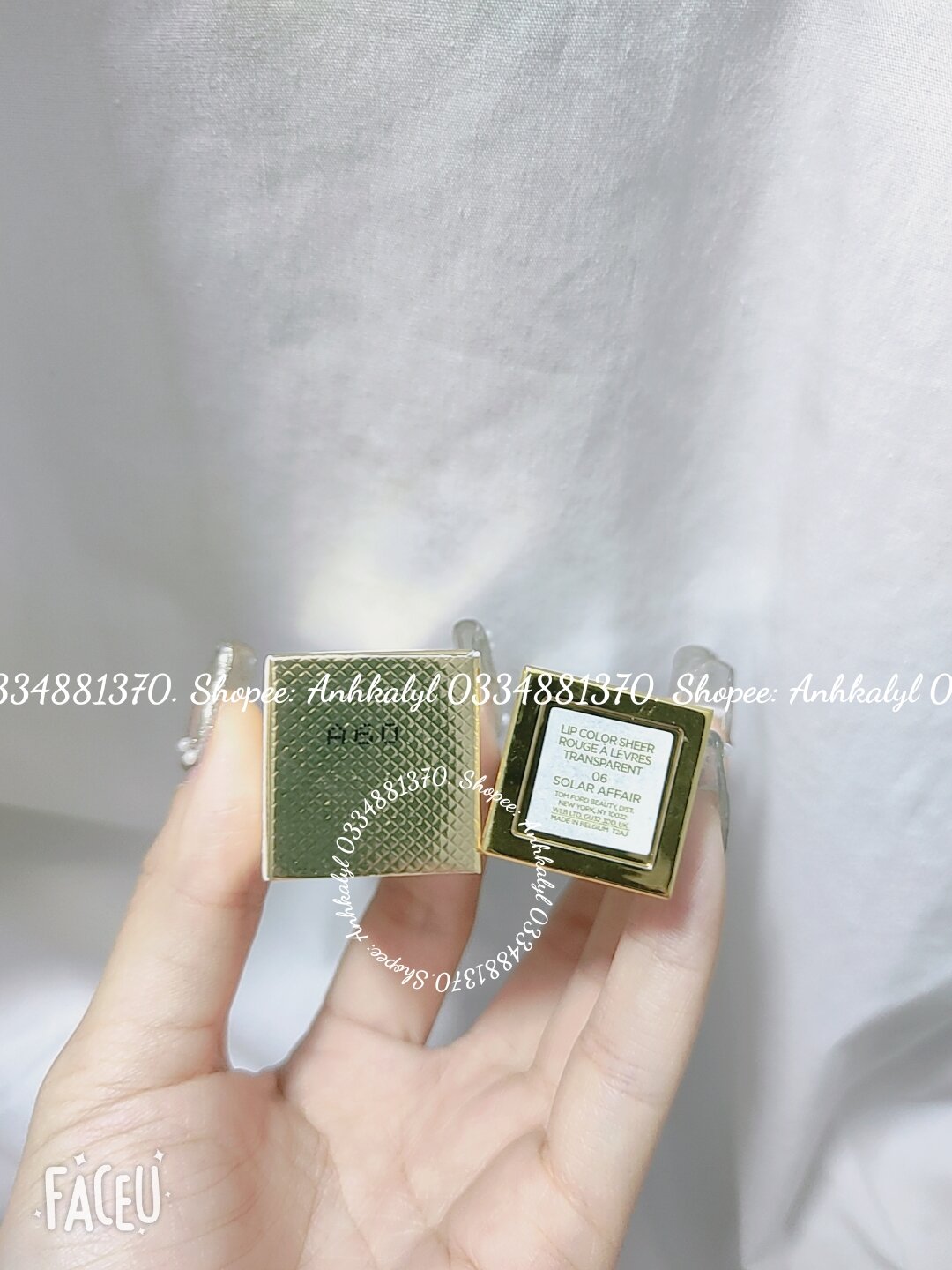 Son Tom Ford Lip Color Sheer Vỏ Trắng