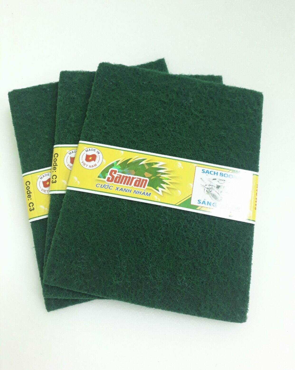 Combo 10 miếng cước nhám chà xoong nồi