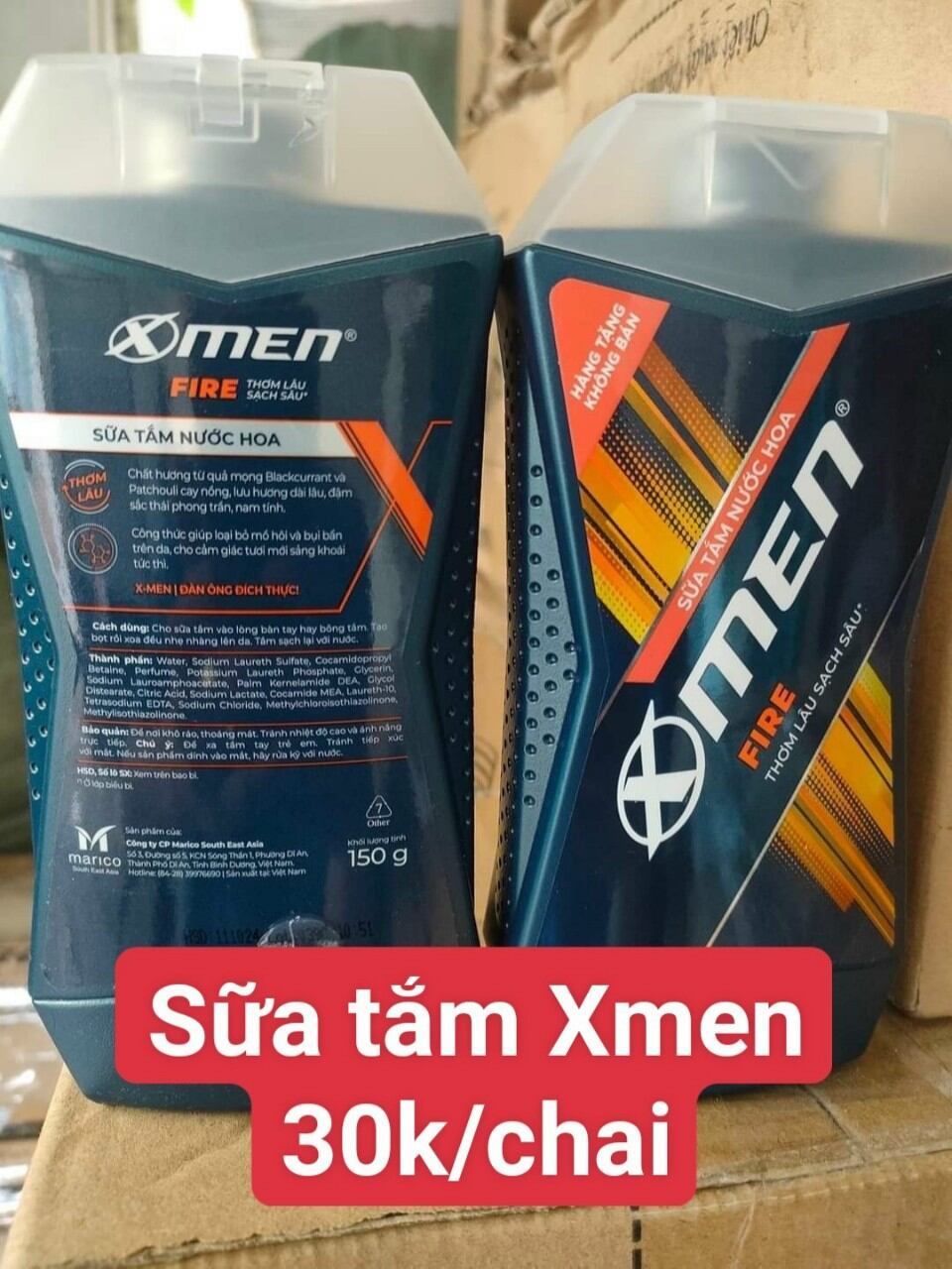 Sữa tắm nước hoa Xmen