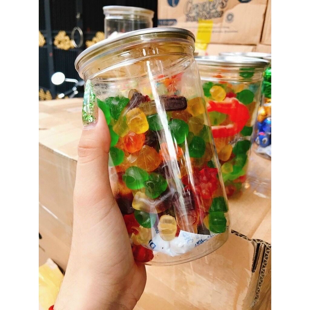 Kẹo dẻo chip chip trái cây hũ pet 500gr