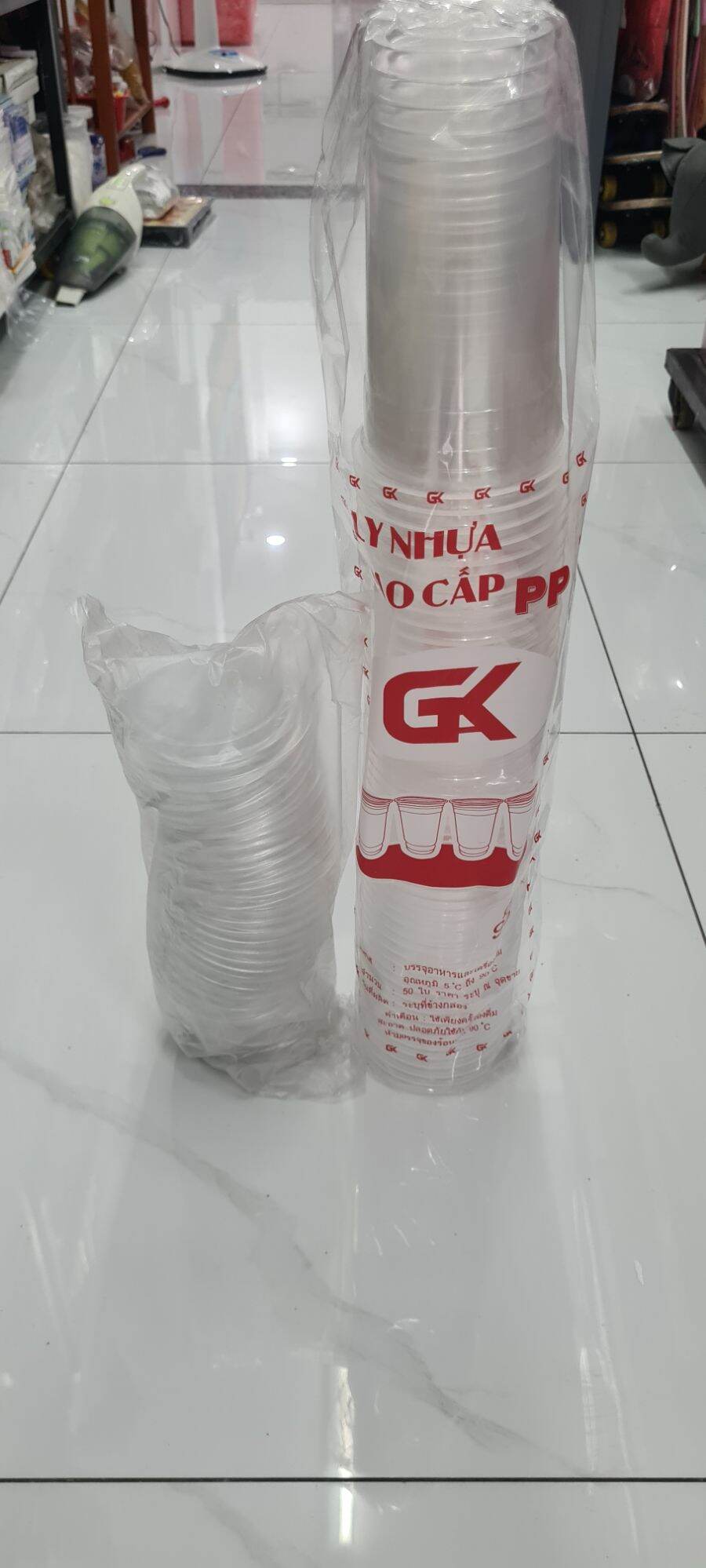 Combo 50 ly + nắp nhựa 700ml cao cấp PP- GK