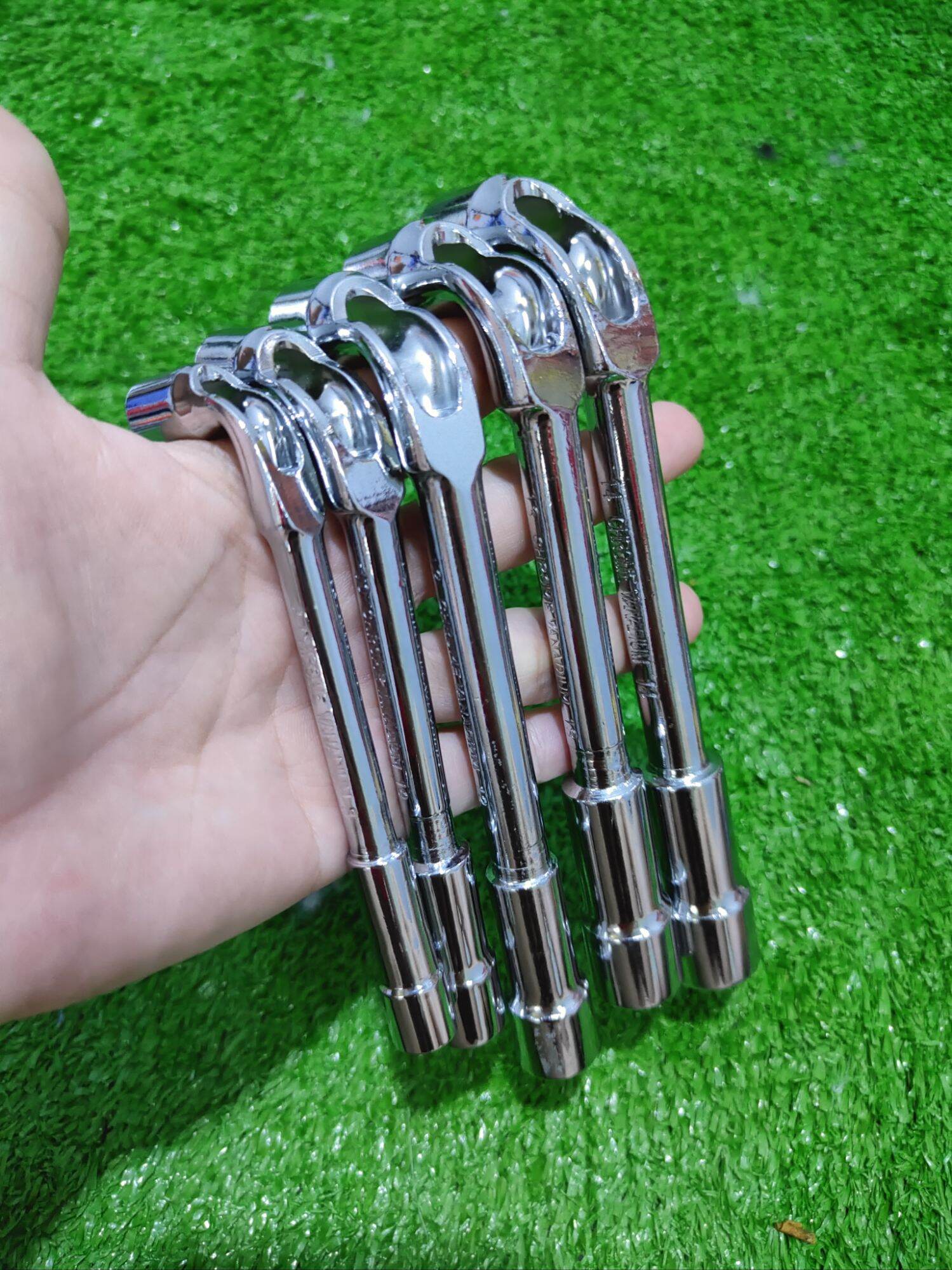 Combo 5 khoá ống điếu lỗ bóng 8.10.12.13.14 hàng cao cấp