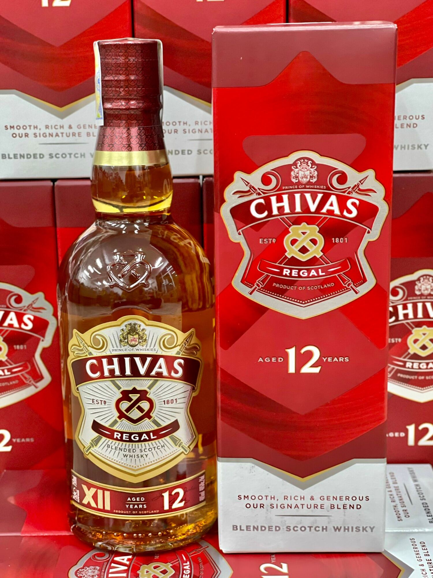 Rượu Chivas 12 Years Regal 700ml