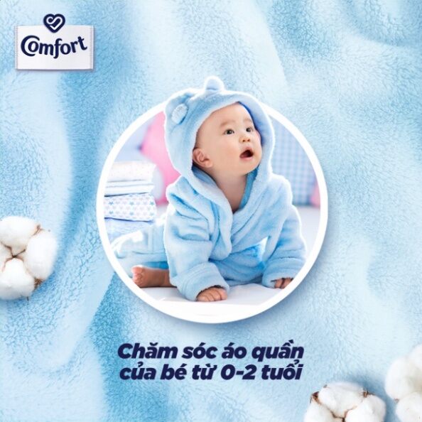 NƯỚC XẢ VẢI COMFORT TRẮNG 3.8kg