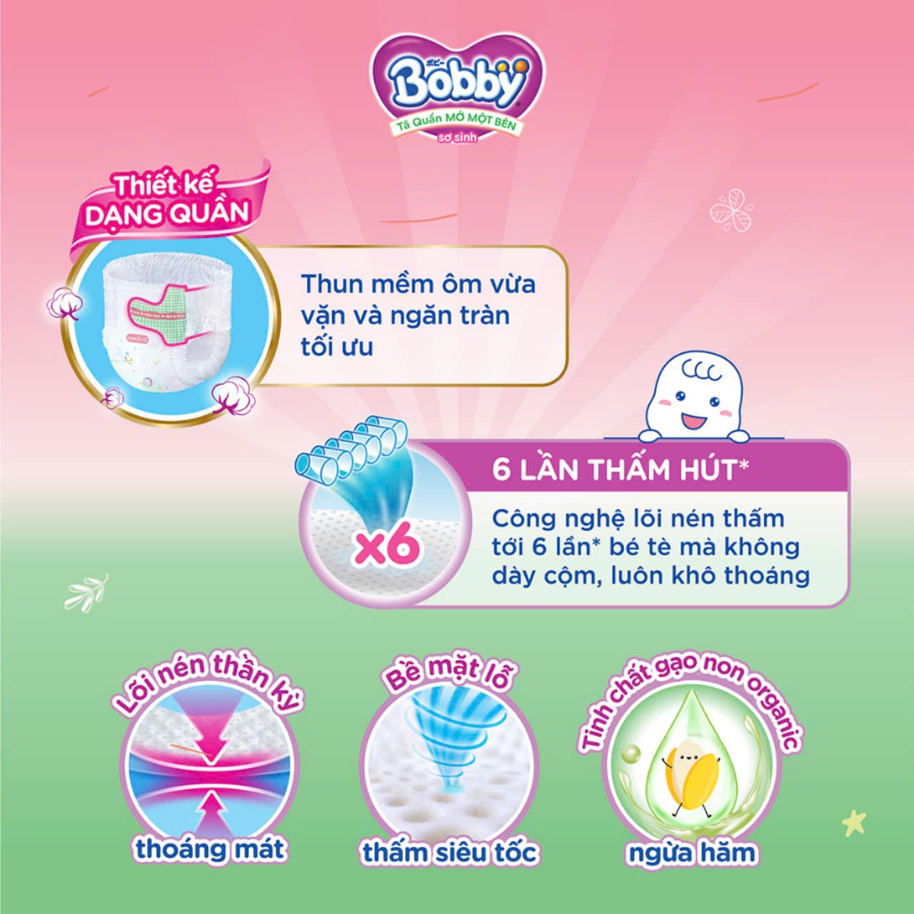 Freeship/Tã quần mở 1 bên đầu tiên trên thế giới size S 80 miếng cho bé 4 - 8 KG
