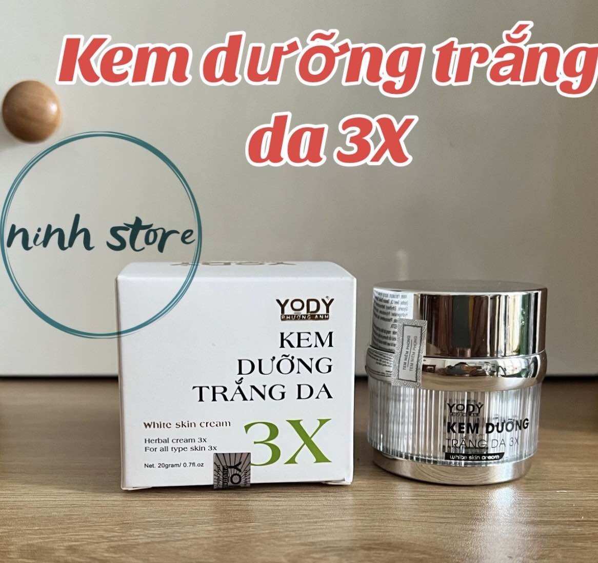 [MIỄN SHIP] KEM DƯỠNG TRẮNG DA CHỐNG NẮNG 3X YODY WHITE PHƯƠNG ANH HERBAL CREAM CẤP ẨM NGỪA MỤN VÀ CÁC SẮC TỐ GÂY HẠI DA