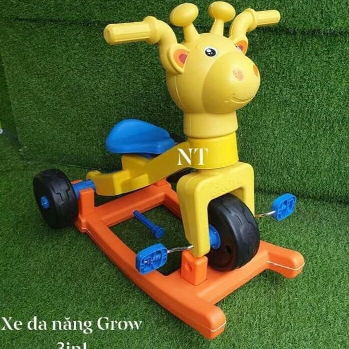 Xe đạp đa năng 3in1 cho bé, Xe đa năng Hươu Grow cho bé