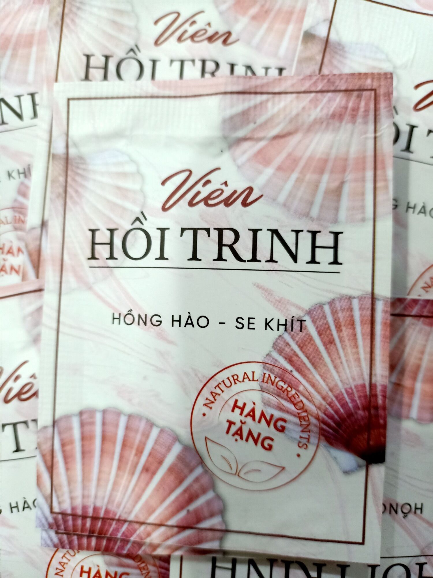 Viên hồi trinh thạch bí đỏ chen chen