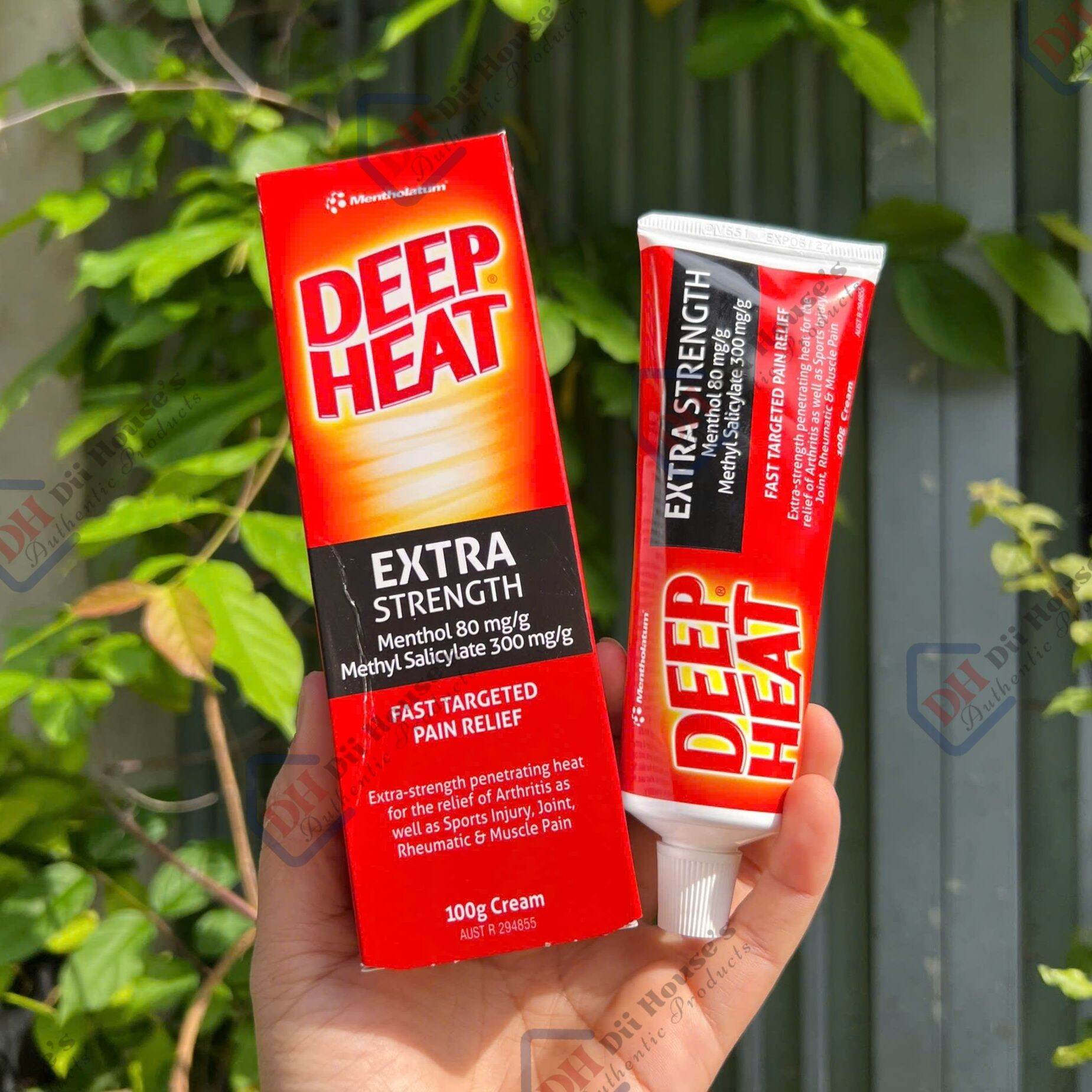 Gel Xoa Bóp Mentholatum Deep Heat Extra Strength Fast Targeted Pain Relief 100g.