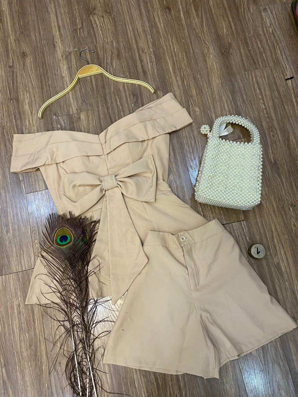 (SHOP TÁO ĐỎ BIGSIZE 50KG ĐẾN 90KG) set áo nơ có mút và dâu trong