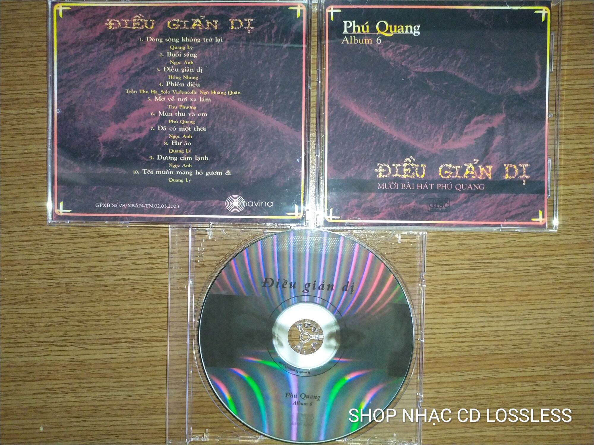 Bộ 7CD Nhạc phẩm Phú Quang
