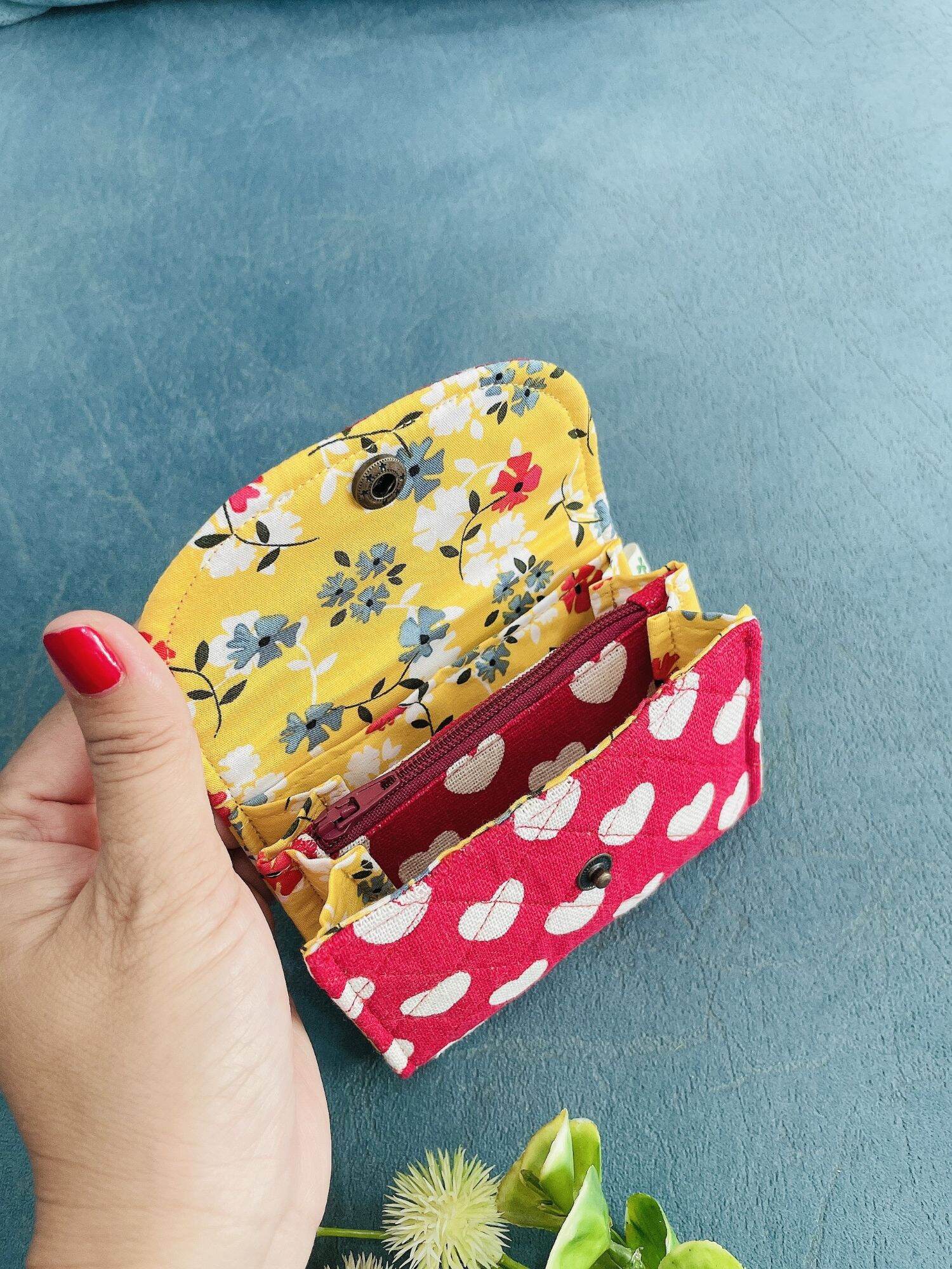 Ví handmade màu sắc đa dạng xinh xắn