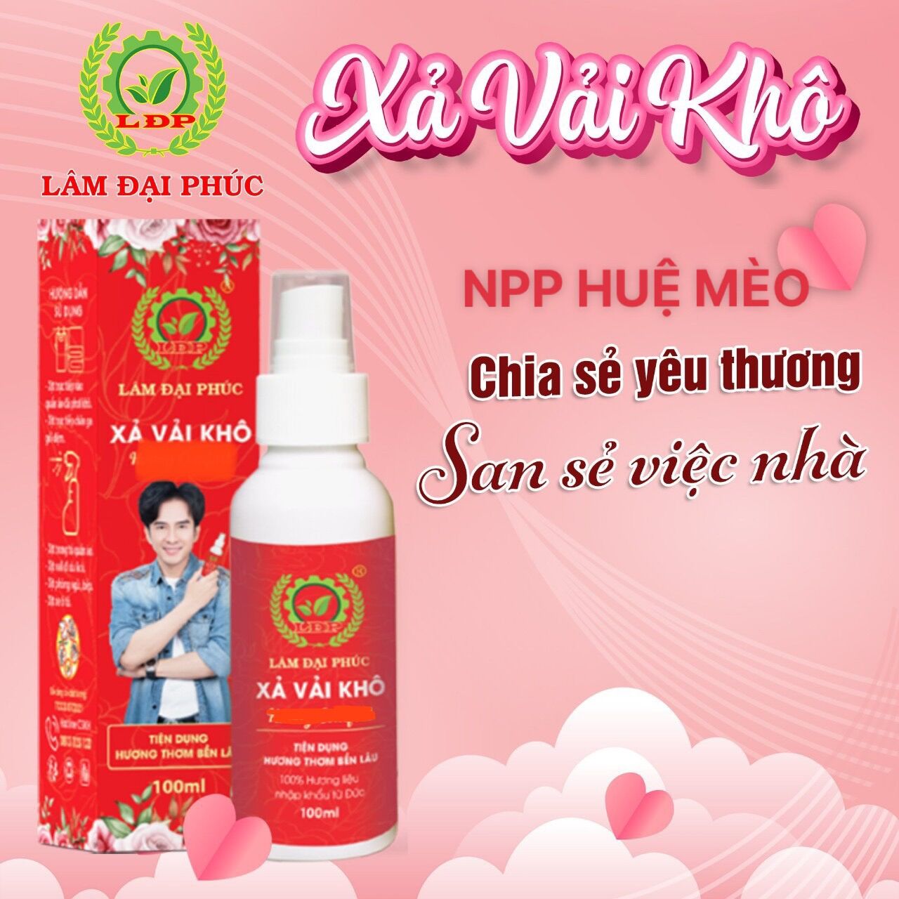 1 thùng 48 chai nước xả vải khô - lâm đại phúc