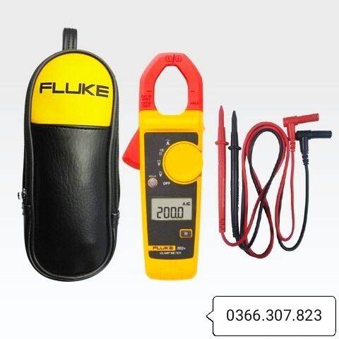 FLUKE 302+ dây đo đài loan Ampe kìm đo dòng AC (400A)