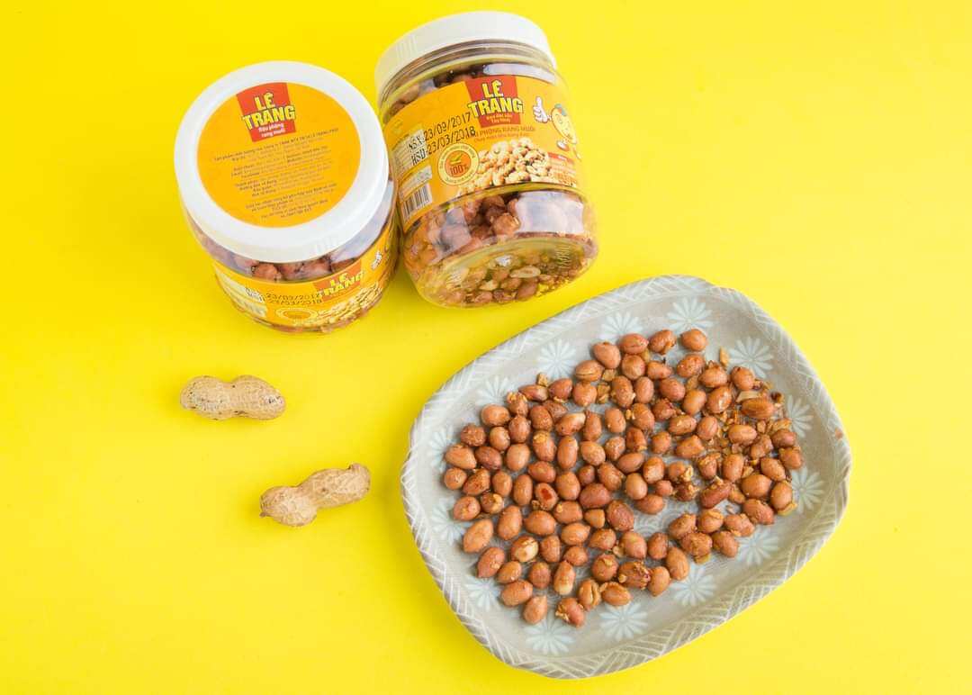 Đậu phộng rang muối tỏi ớt Lê Trang