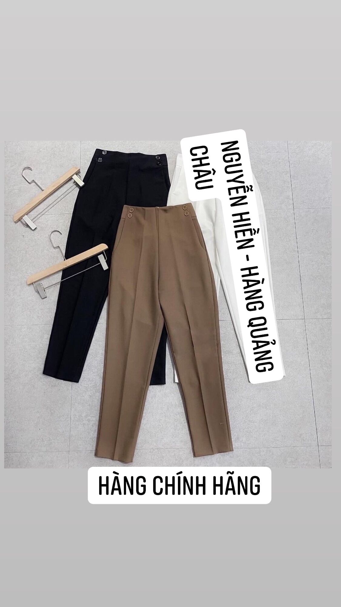 Quần baggy lưng cao, quần tây công sở khóa sườn, quần baggy cạp cao tôn dáng. quần công sở nữ